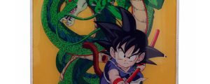 Poster cristal Goku con Shenron Dragon Ball