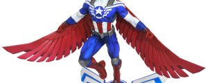 Estatua diorama Captain America Sam Wilson 25cm