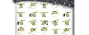 Funda nordica Baby Yoda The Mandalorian Star Wars algodon cama 135cm