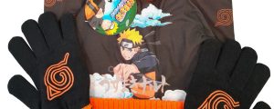 Set gorro braga cuello y guantes Naruto