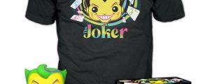 Set figura POP & Tee DC Comics Batman Joker Exclusive