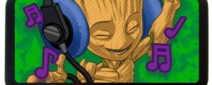 Altavoz portatil inalambrico Groot Guardianes de la Galaxia Marvel