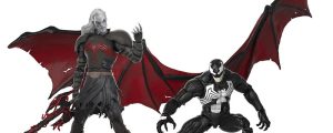 Blister 2 figuras Marvel Knull y Venom King in Black Marvel Legends 15cm