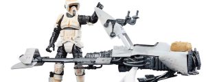 Figura Speeder Bike Scout Trooper & Grogu the Mandalorian Star Wars 9cm