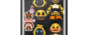 Blister 2 figuras Snaps! Five Nights at Freddys Toy Chica and Nightmare Chica