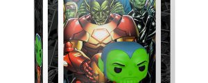 Figura POP Album Marvel Los Vengadores Avengers Skrull as Iron Man Exclusive