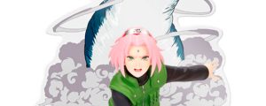 Figura Sakura Haruno Special Panel Spectacle Naruto Shippuden 9cm