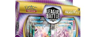 Blister juego cartas coleccionables Palkia Vstar League Battle Deck Pokemon ingles