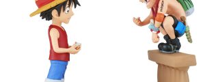 Figura Monkey D Luffy & Portgas D Ace World Collectable Log Stories One Piece 8cm