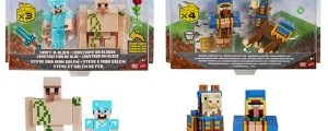 Blister 2 figuras Minecraft 8cm surtido