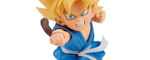 Figura SSGSS Gogeta vs Super 17 Match Makers Dragon Ball GT 9cm