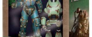 Set 2 figuras X01 & Protectron Fallout 7cm