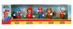 Blister 5 figuras Super Mario Bros 6cm