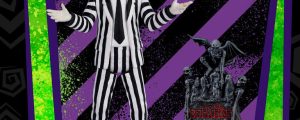 Figura Beetlejuice Striped Suite Beetlejuice 9,5cm