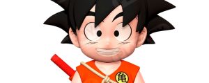 Figura hucha Goku Kid Dragon Ball 17cm