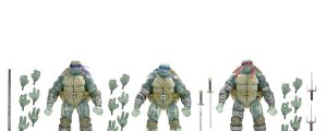 Set 3 figuras Ghost Brothers Teenage Mutant The Last Ronin Tortugas Ninja 18cm