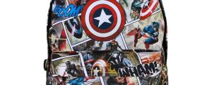 Mochila Comic Capitan America Marvel 44cm adaptable