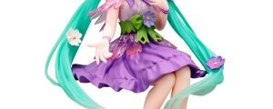 Figura Noodle Stopper Hatsune Miku Flower Fairy Cosmos Purple Hatsune Miku 14cm