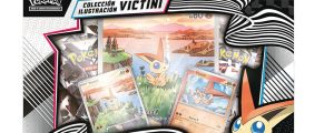 Blister cartas Victini Fulgor Negro y Llama Blanca Pokemon español