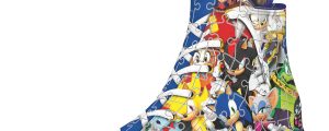 Puzzle 3D Portalapices 3D Zapatilla Sonic the Hedgehog 112pzs