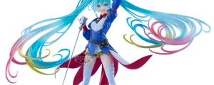 Figura Banpresto Evolve Gundam Collaboration Miku 45th Anniversary Gundam x Hatsune Miku 21cm