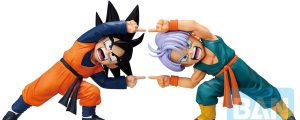 Set 2 Figuras Ichibansho Masterlise Son Goten & Trunks Battle of Super Saiyan Dragon Ball Z 9cm