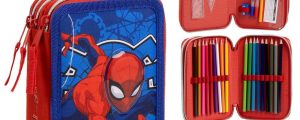 Plumier Spiderman Marvel triple