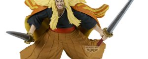 Figura Shiki El Leon Dorado Battle Record One Piece 16cm