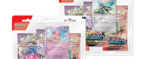 Blister cartas 3 sobres refuerzo Fuerzas Temporales Pokemon surtido español