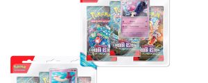 Blister juego cartas 3 sobres refuerzo Corona Astral Pokemon surtido español