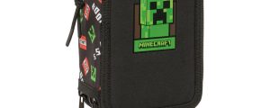 Plumier Minecraft triple 37pzs