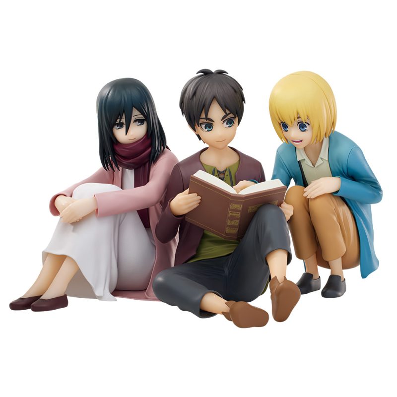 Atack on Titan Ground Ringing ICHIBAN KUJI A EREN & MIKASA & ARMIN
