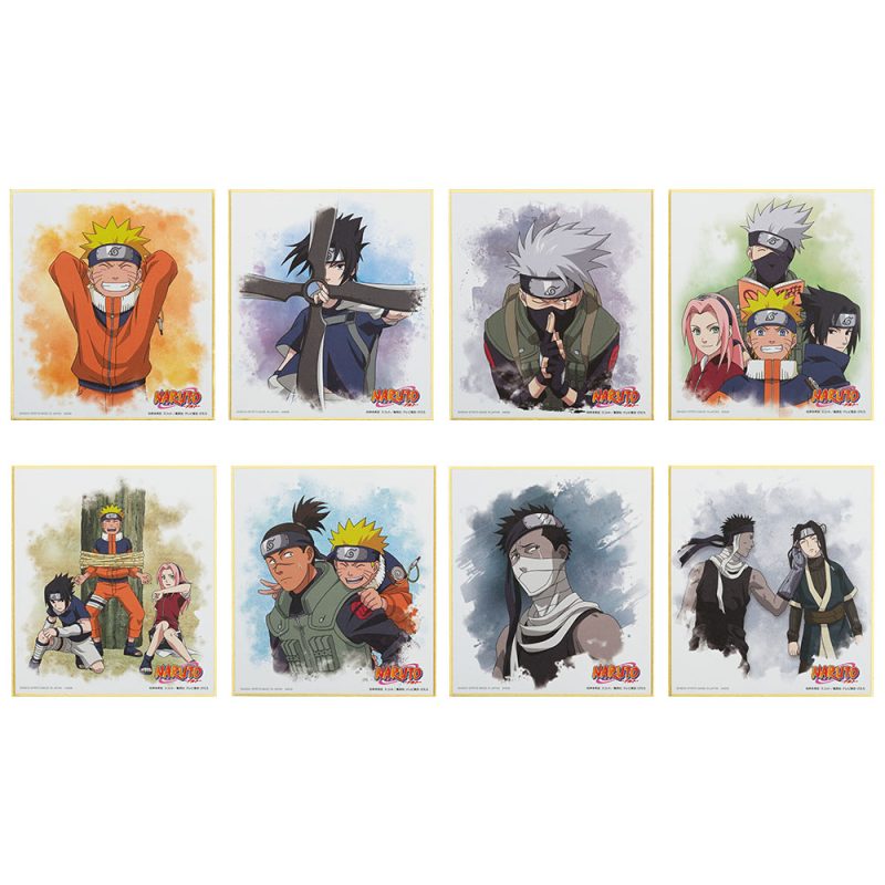 Naruto Land of Waves ICHIBAN KUJI H LÁMINAS COLOREADAS