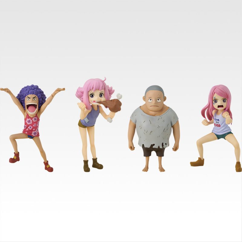 One Piece Mirajima Egghead Thoughts for You ICHIBAN KUJI F MINIFIGURES IVANKOV, GINNY, KUMA, BONNIE